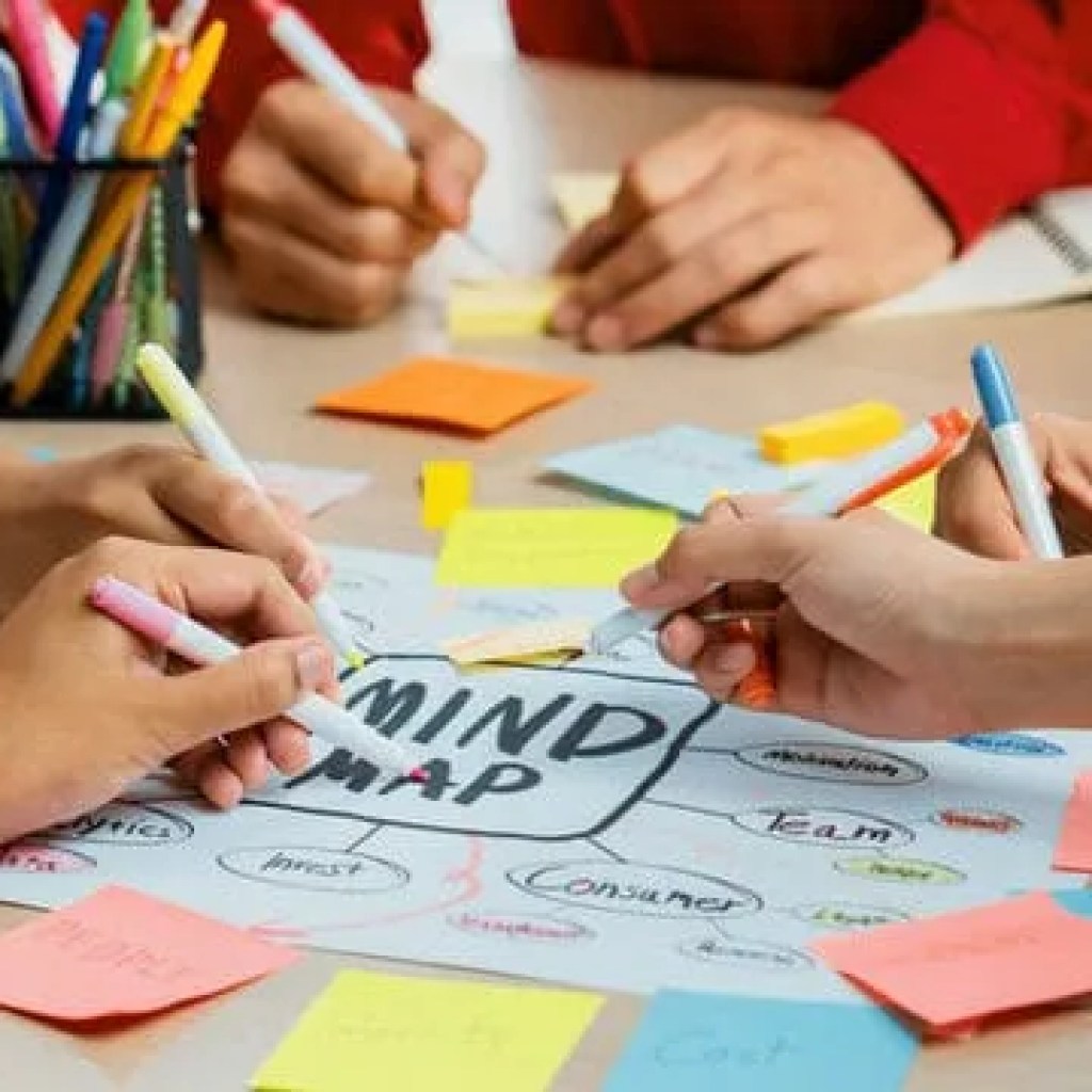 How to use Transparent Sticky Notes for Mind Mapping