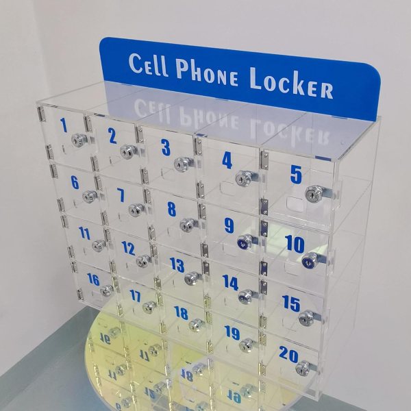 Clear Cell Phone locker